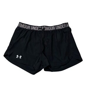 Under Armour Women's Athletic Running Gym Shorts Black Size Small 28 x 3